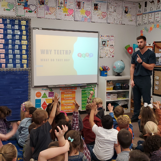Shine team supporting local schools